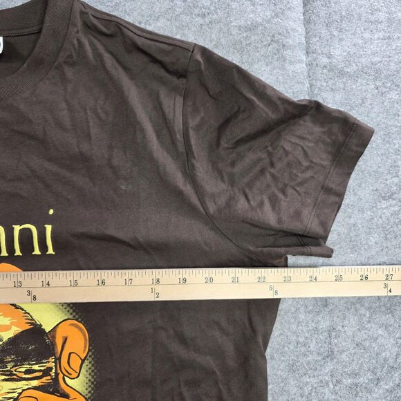 Ganni Shirt Womens Large Brown‎ Experiencing Jupiter Graphic Sound of Space Tee - Picture 4 of 8